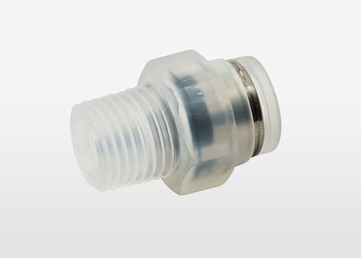 ABB机器人配件 ABB配件原厂型号 3HAC061985-001 Straight Fitting 6mm, PP