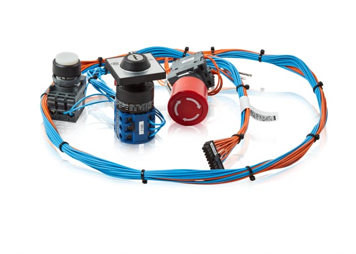 ABB机器人配件 ABB配件原厂型号 3HAC022192-001 Harness-Control panel 3-pos