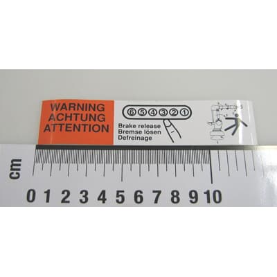 ABB配件Instruction plate 原厂型号3HAC2578-1 ABB配件官方质保 - ABB机器人配件大全