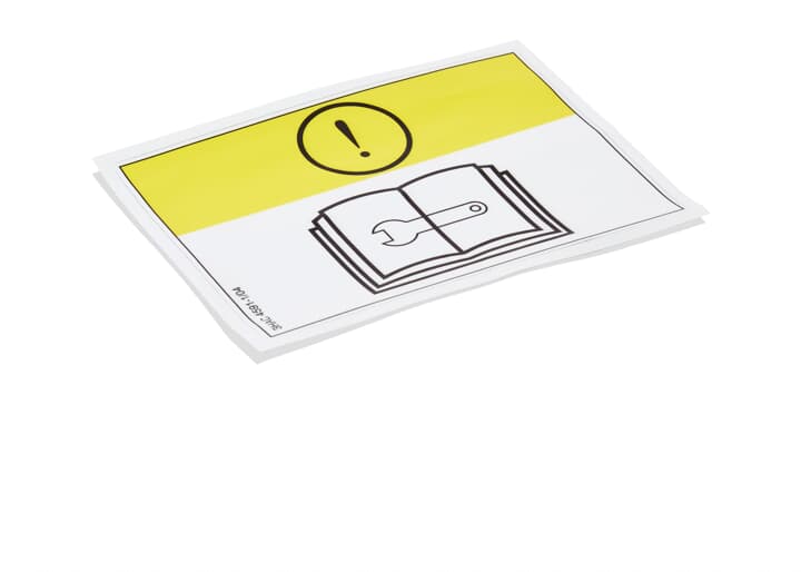 ABB配件Instruction label 原厂型号3HAC4591-1 ABB配件官方质保 - ABB机器人配件大全