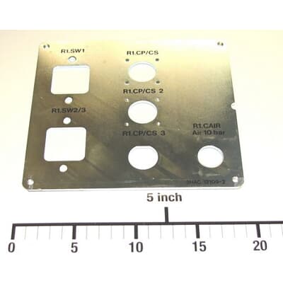 ABB配件Plate, customer NCV2 原厂型号3HAC12109-2 ABB配件官方质保 - ABB机器人配件大全