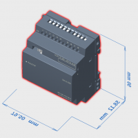 西门子PLC可编程控制器 LOGO! DM 230R 用于 LOGO！8 PLC 扩展模块|6ED1055-1FB10-0BA2