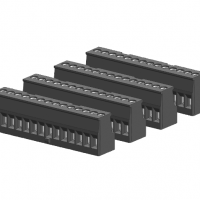 SIMATIC S7-1200，备件， 镀锌输入/输出接线盒， 右侧有编码， CPU 1211C/1212C 输入侧， （4 件每件含 14 螺钉）