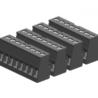 SIMATIC S7-1200，备件 镀锌输入/输出接线盒 CPU 1211C/1212C 输出侧 （4 件每件含 8 螺钉）