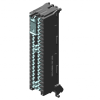 SIMATIC S7-1500，前连接器 以 Push-In 技术包装，40针， 针对 35mm 宽模块 包括 4 个电位桥接 和束线带