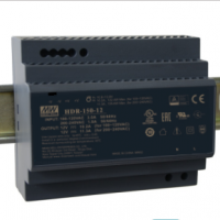 明纬150W超薄阶梯型DIN导轨型电源  HDR-150-48  直流电压48V