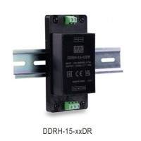 meanwell明纬 直流/直流 导轨式 15W高可靠150~1500Vdc超宽输入DC-DC转换器 DDRH-15-05DR