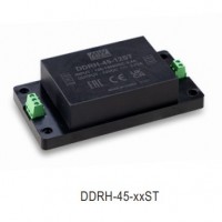 meanwell明纬 直流/直流 导轨式 45W高可靠150~1500Vdc超宽输入DC-DC转换器 DDRH-45-15ST