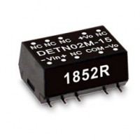 meanwell明纬 直流/直流 模块封装型 2W SMD封装DC-DC非稳压转换器 Normal 12V DETN02M-15