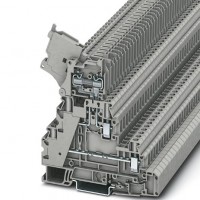 菲尼克斯接线端子 UT 4-L/HESI (5X20) GY - 保险丝接线端子  物料号：1044423