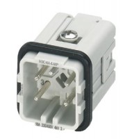 魏德米勒 固定回路插芯 HA系列 - 16A、250V、3 - 48 针 订货号 2985430000 / HDC HA 4 MP