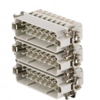 魏德米勒 固定回路插芯 HA系列 - 16A、250V、3 - 48 针 订货号 1650990000 / 重载HDC HA 16 MS 33-48