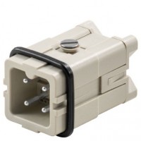 魏德米勒 固定回路插芯 HA系列 - 16A、250V、3 - 48 针 订货号 1498100000 / 重载HDC HA 3 MS