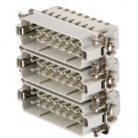 魏德米勒 固定回路插芯 HA系列 - 16A、250V、3 - 48 针 订货号 1896850000 / 重载接插件HDC HA 16 MT 33-48