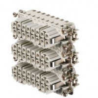 魏德米勒 固定回路插芯 HA系列 - 16A、250V、3 - 48 针 订货号 1896820000 / 重载接插件HDC HA 16 FT 33-48