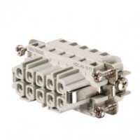 魏德米勒 固定回路插芯 HA系列 - 16A、250V、3 - 48 针 订货号 1896780000 / 重载HDC HA 10 FT