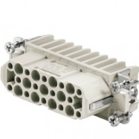 魏德米勒 固定回路插芯 HD 系列 - 10A、250V、7 - 128 针 订货号 1650820000 / 重载HDC HD 25 FC