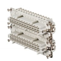 魏德米勒 固定回路插芯 HE 系列 - 16A、500V、6 - 48 针 订货号 1221200000 / 重载HDC HE 24 FS 25-48