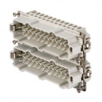 魏德米勒 固定回路插芯 HE 系列 - 16A、500V、6 - 48 针 订货号 1745870000 / 重载HDC HE 24 MT 25-48