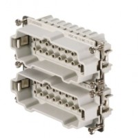 魏德米勒 固定回路插芯 HE 系列 - 16A、500V、6 - 48 针 订货号 1216500000 / 重载HDC HE 16 MC 17-32