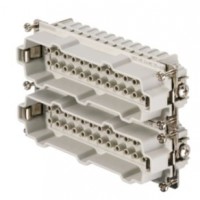 魏德米勒 固定回路插芯 HE 系列 - 16A、500V、6 - 48 针 订货号 1226400000 / 重载HDC HE 24 MC 25-48