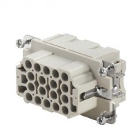 魏德米勒 固定回路插芯 HEE 系列 - 16A、500V、10 - 64 针 订货号 1826820000 / 连接器产品HDC HEE 18 FC