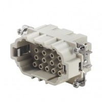 魏德米勒 固定回路插芯 HEE 系列 - 16A、500V、10 - 64 针 订货号 1826810000 / 连接器产品HDC HEE 18 MC
