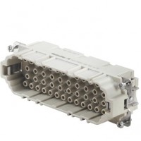 魏德米勒 固定回路插芯 HEE 系列 - 16A、500V、10 - 64 针 订货号 1826770000 / 连接器产品HDC HEE 46 MC