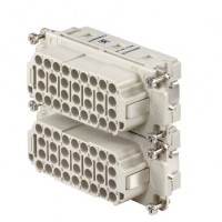 魏德米勒 固定回路插芯 HEE 系列 - 16A、500V、10 - 64 针 订货号 1018960000 /连接器产品HDC HEE 32 FC 33-64