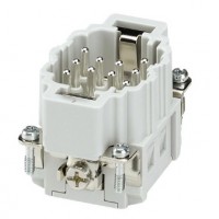 魏德米勒 固定回路插芯 HEE 系列 - 16A、500V、10 - 64 针 订货号 3125050000 / HDC HEE 10 MP