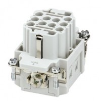 魏德米勒 固定回路插芯 HEE 系列 - 16A、500V、10 - 64 针 订货号 3125060000 / HDC HEE 10 FP
