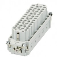 魏德米勒 固定回路插芯 HEE 系列 - 16A、500V、10 - 64 针 订货号 3023930000 / HDC HEE 46 FP