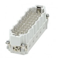 魏德米勒 固定回路插芯 HEE 系列 - 16A、500V、10 - 64 针 订货号 3023980000 / HDC HEE 46 MP