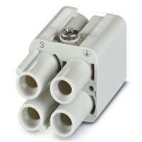 魏德米勒 固定回路插芯 HQ 系列 - 10A-40A、250V-690V、5-17 针 订货号 3103530000 / HDC HQ 3 FC