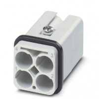 魏德米勒 固定回路插芯 HQ 系列 - 10A-40A、250V-690V、5-17 针 订货号 3103540000 / HDC HQ 4 MC