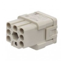 魏德米勒 固定回路插芯 HQ 系列 - 10A-40A、250V-690V、5-17 针 订货号 1003180000 / 重载HDC HQ 7 FC