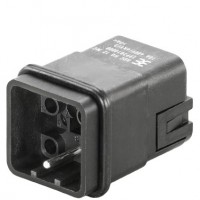 魏德米勒 固定回路插芯 HQ 系列 - 10A-40A、250V-690V、5-17 针 订货号 1993810000 / 连接器公插芯，12芯