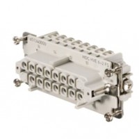 魏德米勒 固定回路插芯 HQ 系列 - 10A-40A、250V-690V、5-17 针 订货号 1651340000 / 重载HDC HVE 6+2 FS