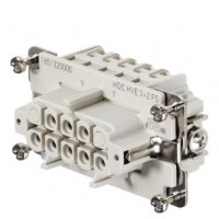 魏德米勒 固定回路插芯 HQ 系列 - 10A-40A、250V-690V、5-17 针 订货号 1967220000 / HDC HVE 3+2 FT CTH