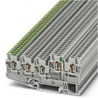 菲尼克斯接线端子  STIO 2,5/4-PE/2B/L-LA24GN/O-M - 建筑安装用接地端子  物料号：3209183