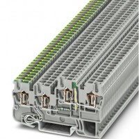菲尼克斯接线端子  STIO 2,5/3-PE/B/L-LA24GN/O-M - 建筑安装用接地端子  物料号：3209141