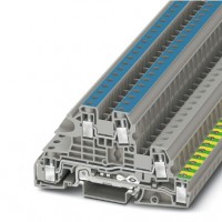 菲尼克斯接线端子  UTI 6-PE/L/N - 建筑安装用接地端子 物料号：3076041