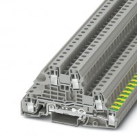菲尼克斯接线端子  UTI 6-PE/L/L - 建筑安装用接地端子 物料号：3076040
