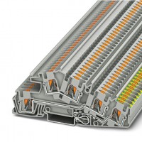 菲尼克斯接线端子  PTI 4-PE/L/L - 建筑安装用接地端子 物料号：3214050