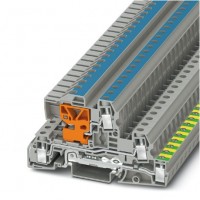 菲尼克斯接线端子  UTI 6-PE/L/NT - 建筑安装用接地端子  物料号：3076039