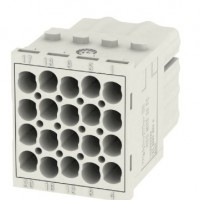 魏德米勒 接插件 RockStar®ModuPlug 电气模块 订货号 1428930000 / 重载模块，20针，母