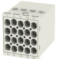 魏德米勒 接插件 RockStar®ModuPlug 电气模块 订货号 1428910000 / 重载模块，20针，公