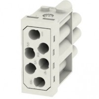 魏德米勒 接插件 RockStar®ModuPlug 电气模块 订货号 1505660000 / 重载模块，6针，母，带保护