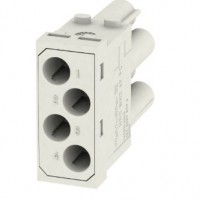 魏德米勒 接插件 RockStar®ModuPlug 电气模块 订货号 1428970000 / 重载模块，4针，母