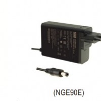 meanwell明纬  90W AC-DC 高可靠壁挂式可换插头绿能适配器  NGE90-18-P1J